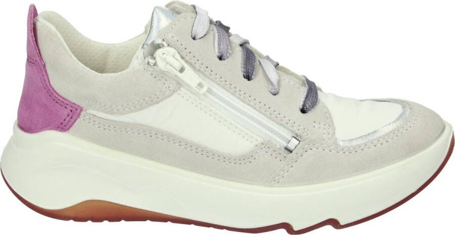 Superfit 635~~~~~~~~~~~~~~~~~~~~~~~~~~~ MeisjesLage schoenenKindersneakers Wit beige