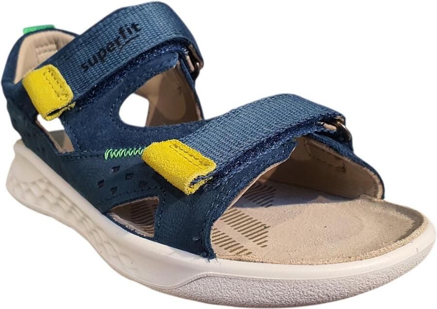 SUPERFIT Sandalen 'LAGOON' donkerblauw geel