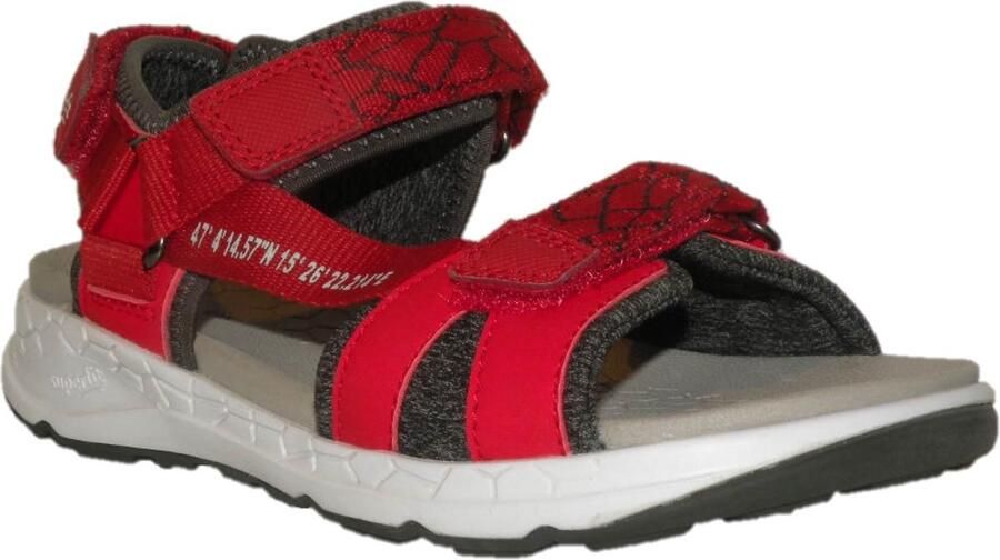 Superfit Sandalen- Klittenband- Leer- Rood