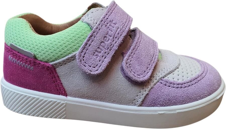 SUPERFIT Sneakers 'SUPIES' lichtgrijs lila pink wit