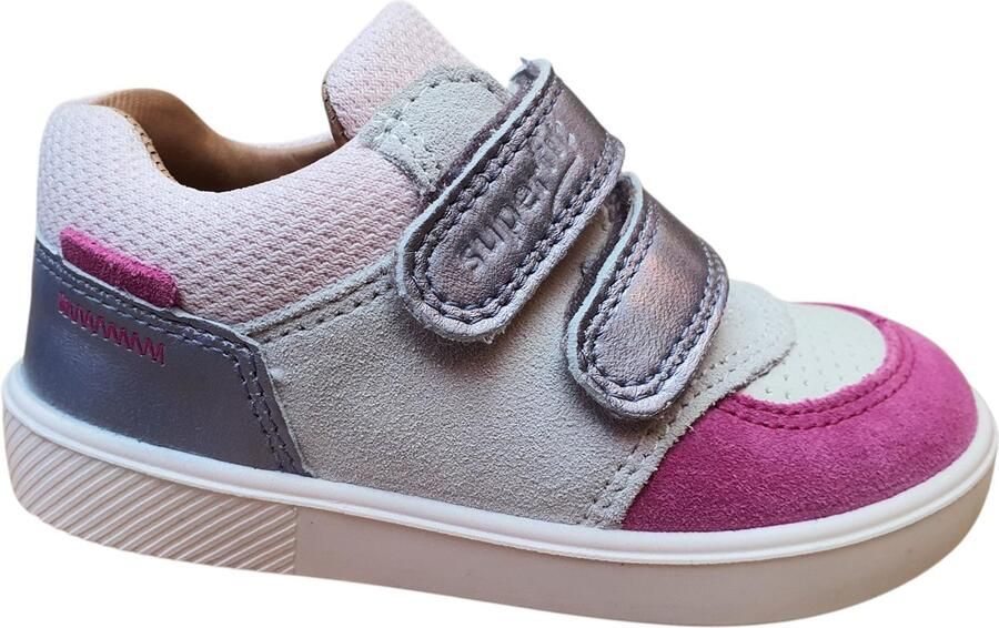 SUPERFIT Sneakers 'SUPIES' greige pastellila pink rosa