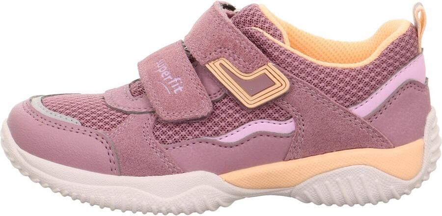 SUPERFIT Sneakers 'Storm' sering mauve pasteloranje