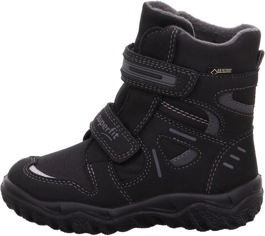 SUPERFIT Snowboots 'Husky' donkerbruin grijs pastellila wit