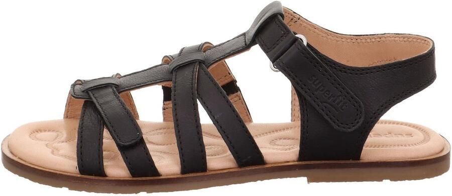 Superfit unisex sandalen zwart