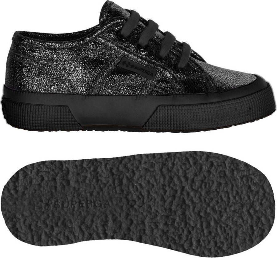 Superga 2750 Lamej Total Black FW Sneakers Kids Zwart Kids Zwart