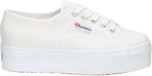 Superga Linea Platform Dames Schoenen White Textil Foot Locker