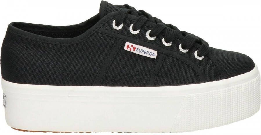 Superga 2790 Cotw Line Up And Down Lage sneakers Dames Zwart
