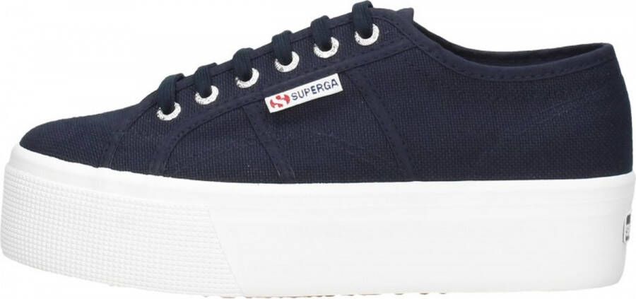 Superga 2790 Cotw Line Up And Down Lage sneakers Dames Blauw - Foto 3