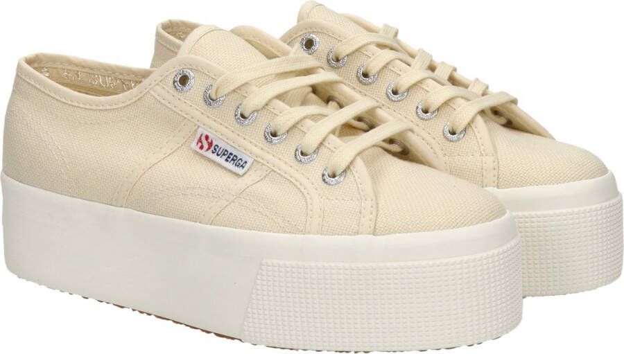 Superga 2790 dames platform sneaker Beige - Foto 3