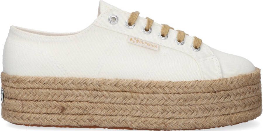 Superga 2790 Drill Denim Rope Lage sneakers Dames Wit