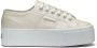 Superga 2790 Platform White-Pink Fuchsia FW Sneakers Adult Wit Adult Wit - Thumbnail 2