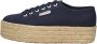 Superga 2790 Rope Veterschoenen Laag blauw - Thumbnail 1