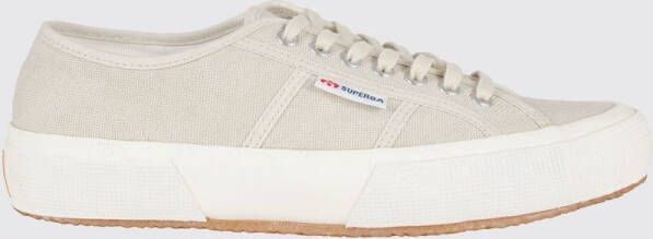 Superga Classic Platform Footwear with Lace-Up Closure and Rubber Sole for