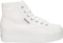 Superga Witte Casual High-Top Damessneakers White Dames - Thumbnail 1