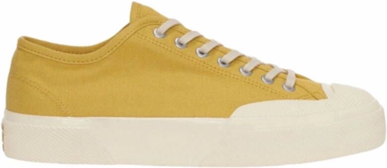 Superga Men 2432 Works Low Cut Denim Yarn Dyed Yellow-Off White