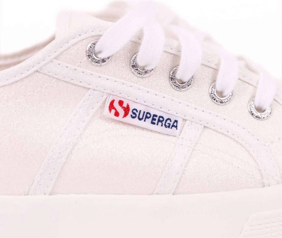Superga Sneakers 2730 Lame Wit Streetwear Vrouwen