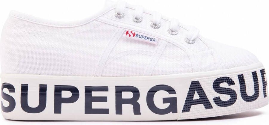 Superga sneakers laag 2790 cotw outsole Wit