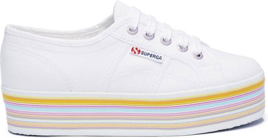 Superga Linea Platform Dames Schoenen Multi Textil Foot Locker