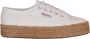 Superga Witte Rope Sneakers Lente Zomer 2024 White Dames - Thumbnail 2