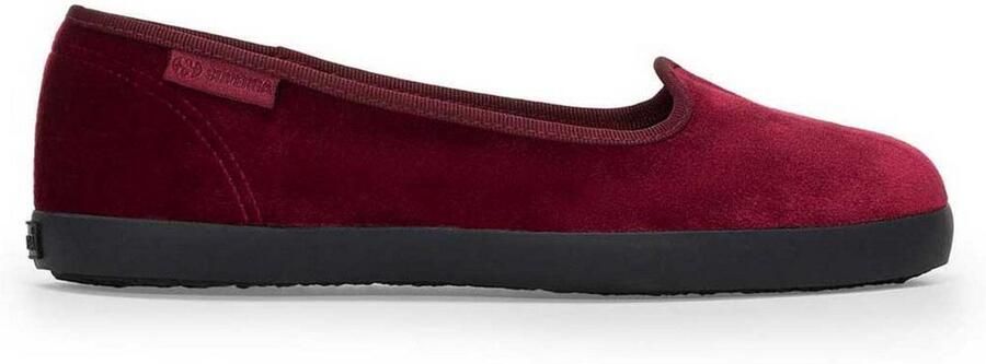 Superga 2441 Velvet Ballerina´s Rood Vrouw