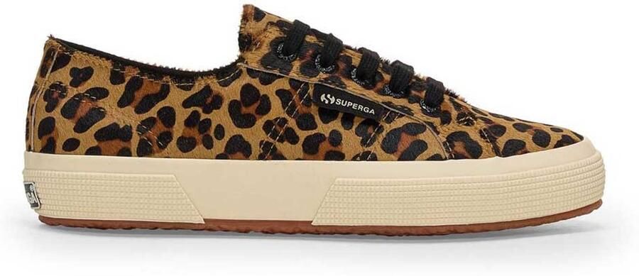 Superga 2750 Calfhair Schoenen Bruin Vrouw