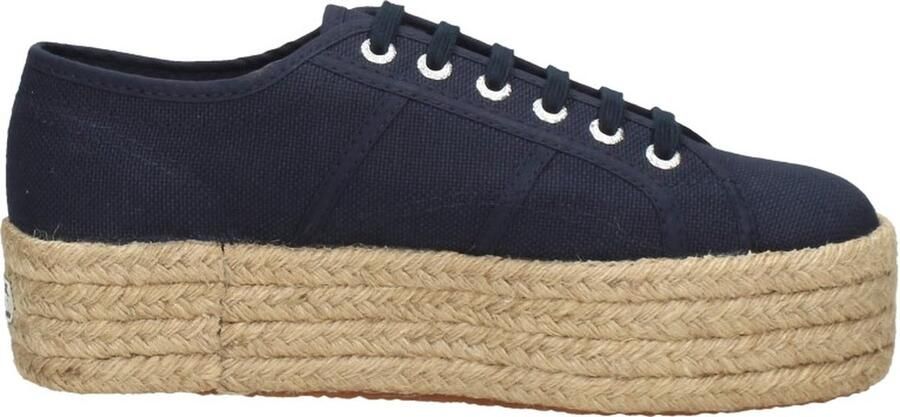 Superga 2790 Rope Veterschoenen Laag blauw - Foto 5