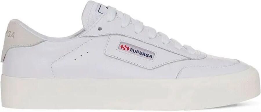 Superga Leren Sneakers voor nen en White