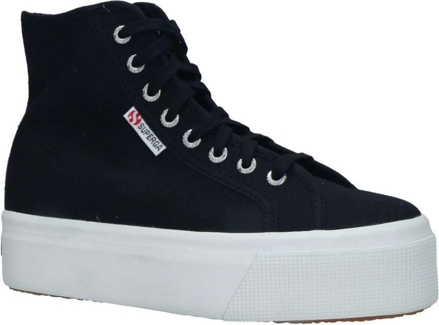 Superga 2708 Hi-Top Veterschoenen Hoog zwart - Foto 3