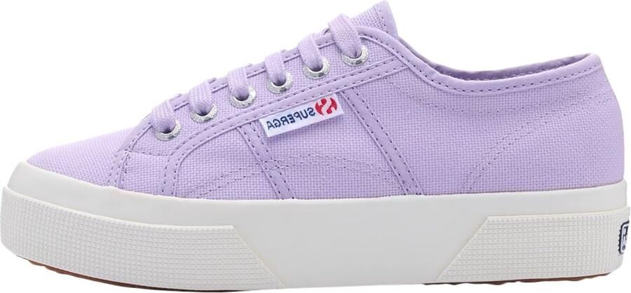 Superga Lila Platform Sneakers Lente Zomer 2024 Purple Dames