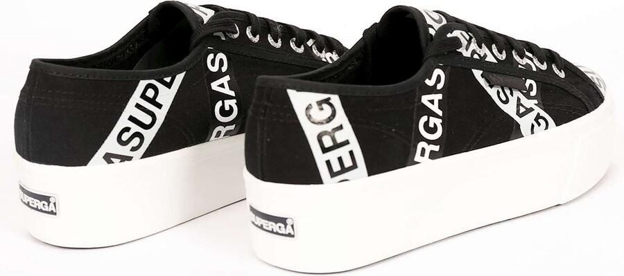 Superga 2790 Zwarte Sneakers Met Letters Fashion Wear Vrouwen - Foto 2