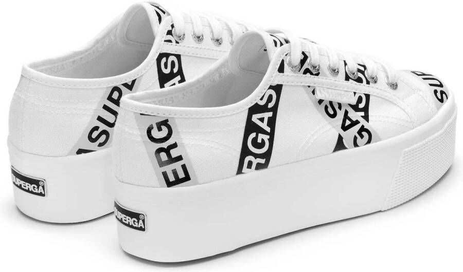 Superga Sneakers Baskets femme 2790 Lettering Tape Jellysole - Foto 3