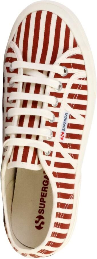 Superga Sneakers met veters met streepjesprint - Foto 2