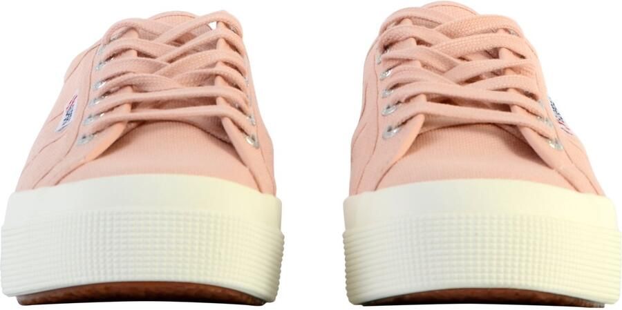 Superga Veterschoenen met plateauzolen