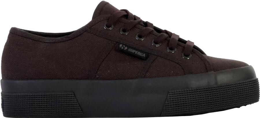 Superga Veterschoenen met plateauzolen