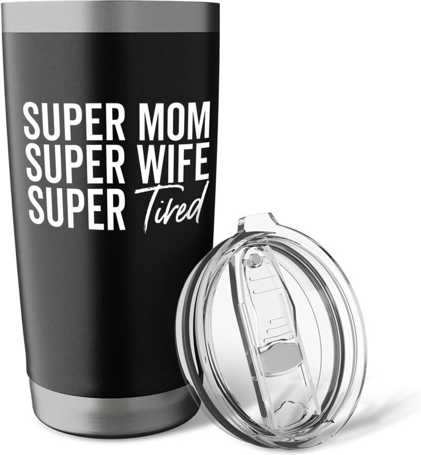 Supervrouw Supermoe Grappige Spreekwoordelijke Thermobeker