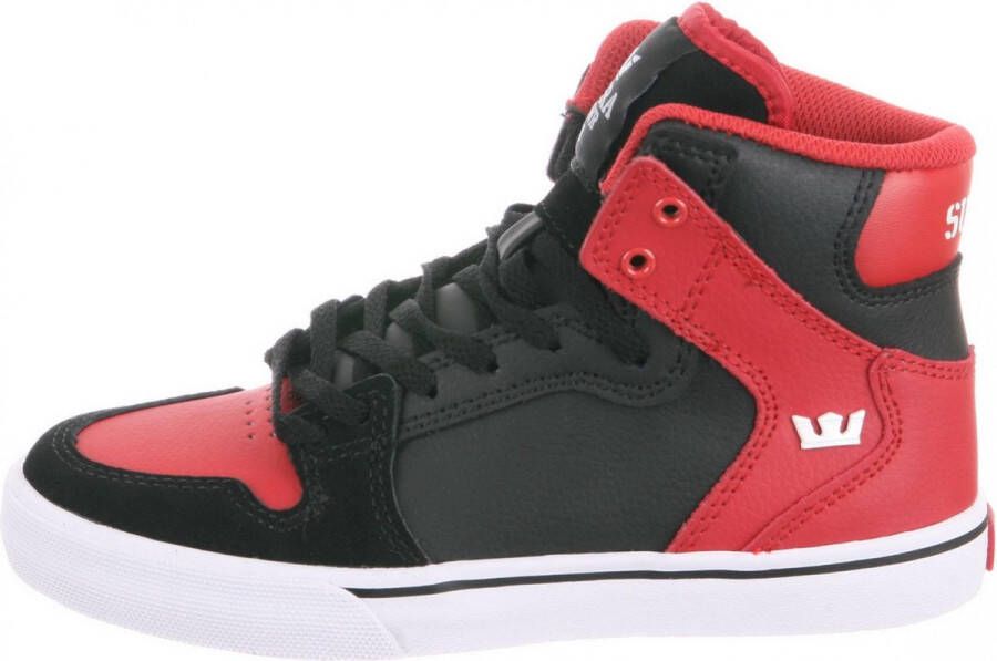 Supra Schoen Kids Vaider Zwart Rood - Foto 1