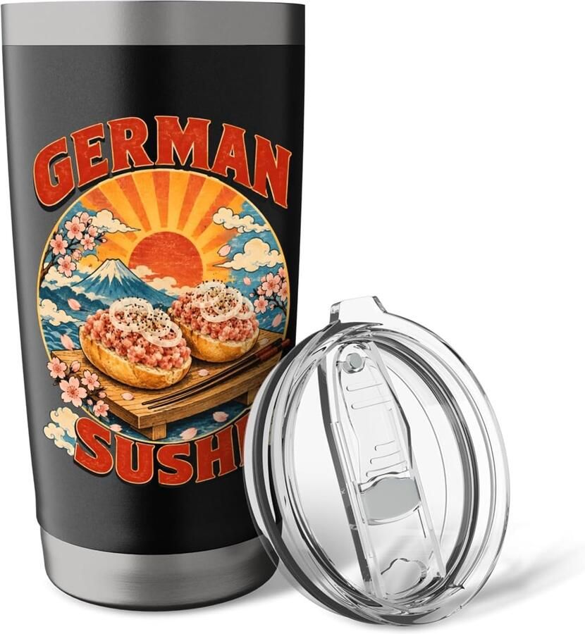 Sushi broodjes thermosbeker