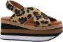 Sweet Lemon Sandaal Leopard Print - Thumbnail 1