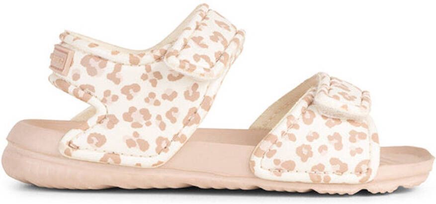 Swim Essentials Beige Panterprint Sandalen