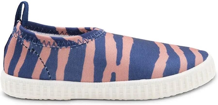 Swim Essentials Vibrant Stripes Orange Blue Watershoes