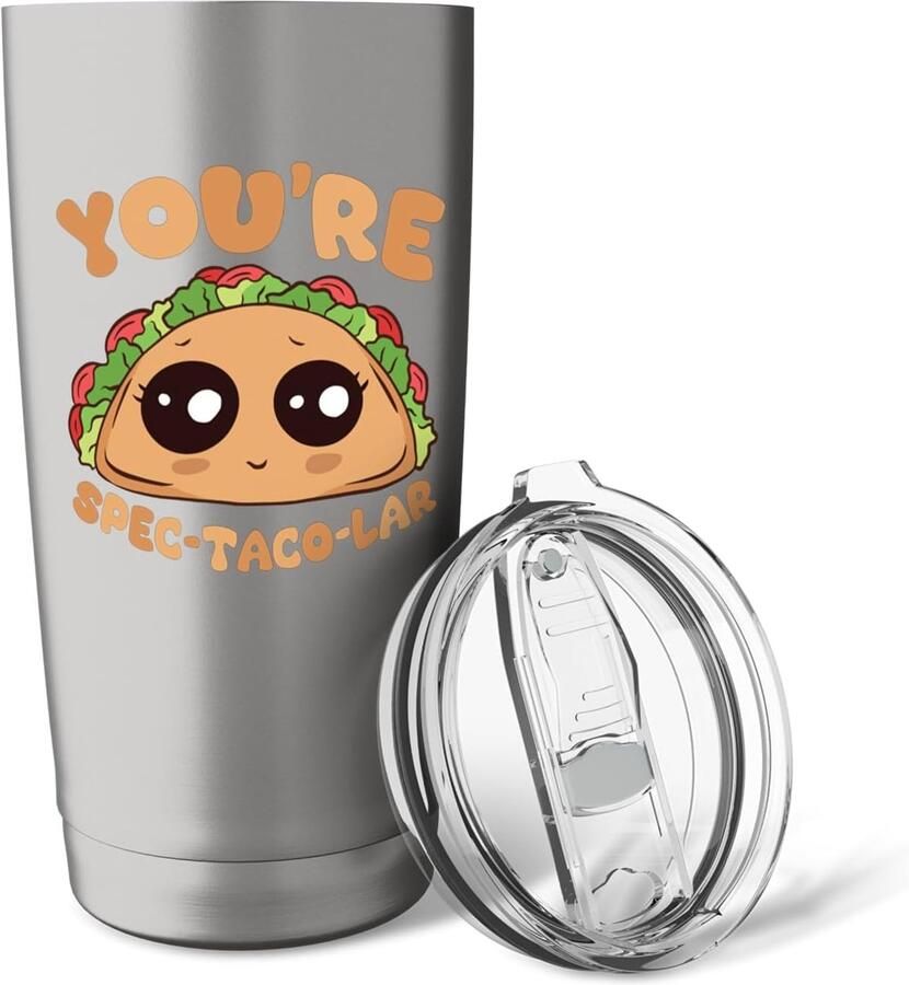Taco thermobeker met dubbele wand