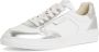 Tamaris 1-23617-42 941 Dames Lage Sneaker Damesschoenen M2361742 Wit Zilver - Thumbnail 1