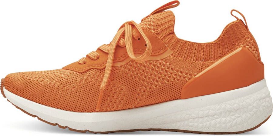 Tamaris Slip-on sneakers vrijetijdsschoen lage schoen veterschoen met opgezette sierveters