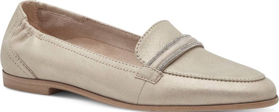 Tamaris Ballerina's blockhak business schoen instapschoen met elastische afwerking