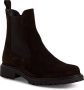 Tamaris dames Chelsea boot leren laarzen enkellaarzen dames M2542741 donkerbruin - Thumbnail 4