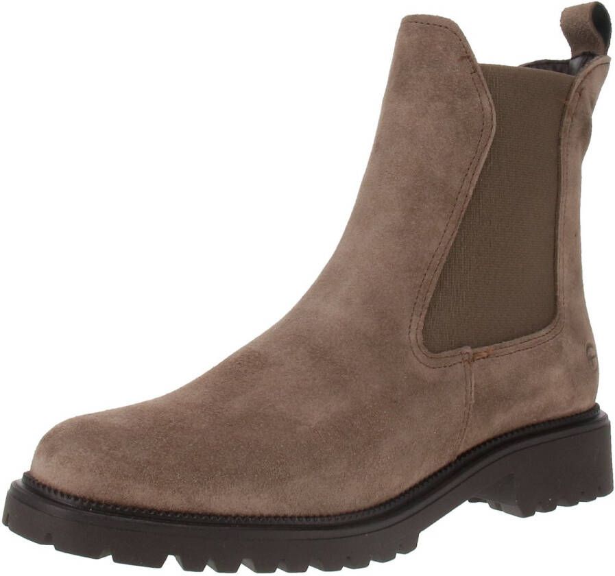 Tamaris dames Chelsea boot leren laarzen enkellaarzen dames M2542741 bruin