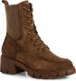 Tamaris dames leren laarzen enkellaarsjes vrouwen 1-25972-45 310 Camel M2527245 - Thumbnail 4