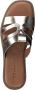 Tamaris Metallic Gouden Leren Slipper Multicolor Dames - Thumbnail 10