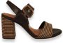 Tamaris Zwarte Casual Open Platte Sandalen Black Dames - Thumbnail 5