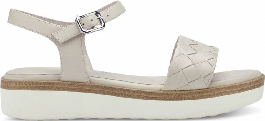Tamaris Ivoor Trendy Comfort Damessandalen Dikke Zool